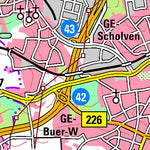 Bezirksregierung Köln Bottrop (1:100,000) digital map