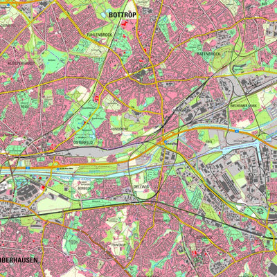Bezirksregierung Köln Bottrop 2 (1:25,000) digital map
