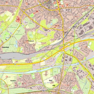 Bezirksregierung Köln Bottrop 7 (1:10,000) digital map