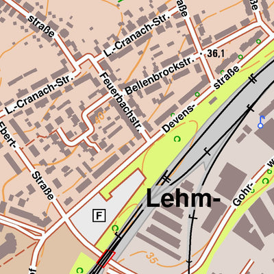 Bezirksregierung Köln Bottrop 7 (1:10,000) digital map