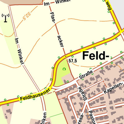 Bezirksregierung Köln Bottrop 8 (1:10,000) digital map