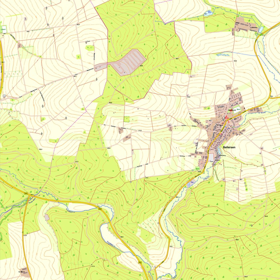 Brakel 11 (1:10,000) Map by Bezirksregierung Koln | Avenza Maps