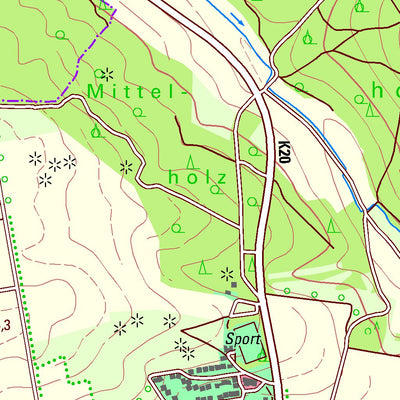 Bezirksregierung Köln Brakel 4 (1:25,000) digital map