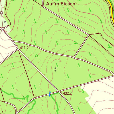 Bezirksregierung Köln Brilon 1 (1:25,000) digital map