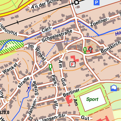 Bezirksregierung Köln Brilon 6 (1:10,000) digital map