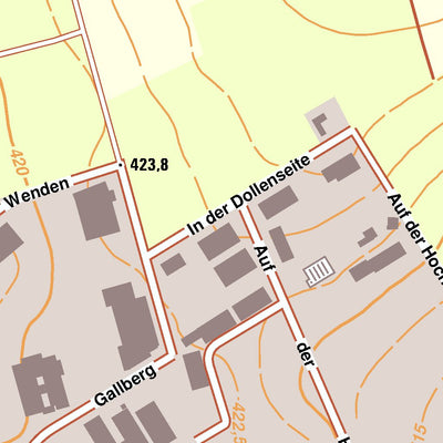 Bezirksregierung Köln Brilon 8 (1:10,000) digital map