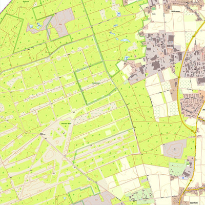 Bezirksregierung Köln Brüggen 1 (1:10,000) digital map