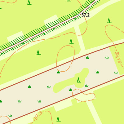 Bezirksregierung Köln Brüggen 1 (1:10,000) digital map