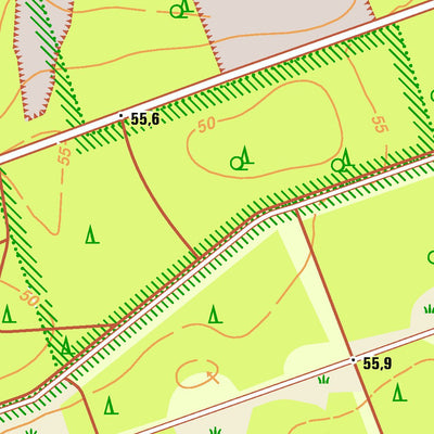 Bezirksregierung Köln Brüggen 1 (1:10,000) digital map