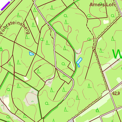 Bezirksregierung Köln Brüggen 1 (1:25,000) digital map