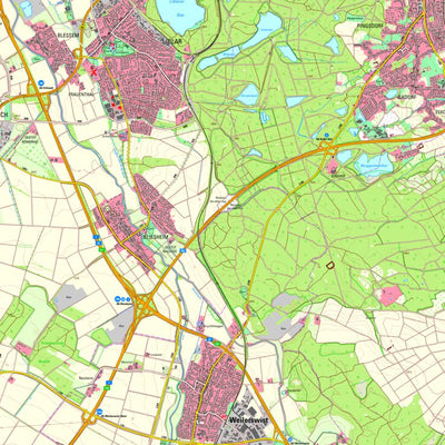 Bezirksregierung Köln Brühl (1:25,000) digital map