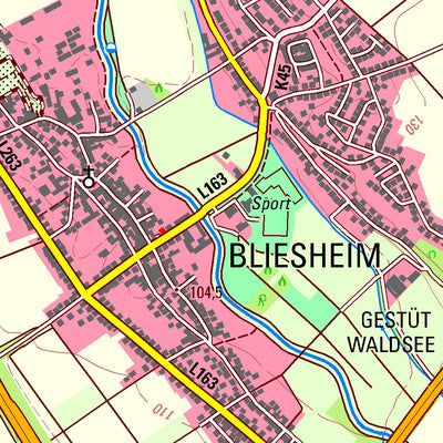Bezirksregierung Köln Brühl (1:25,000) digital map