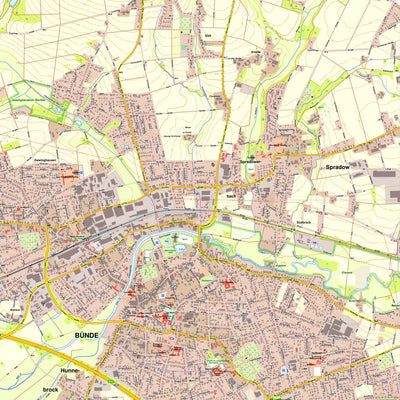 Bezirksregierung Köln Bünde 1 (1:10,000) digital map