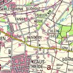Bezirksregierung Köln Bünde (1:50,000) digital map