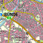 Bezirksregierung Köln Bünde (1:50,000) digital map