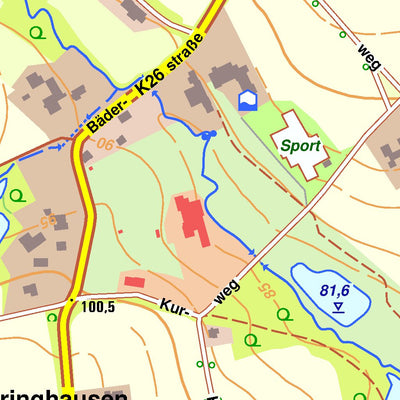 Bezirksregierung Köln Bünde 3 (1:10,000) digital map