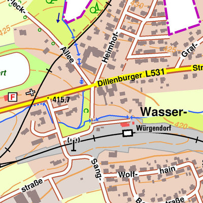 Bezirksregierung Köln Burbach 2 (1:10,000) digital map