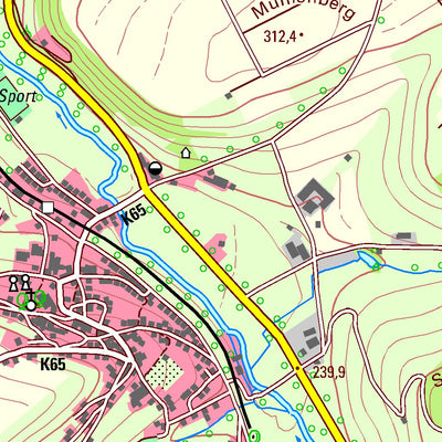 Bezirksregierung Köln Büren 1 (1:25,000) digital map