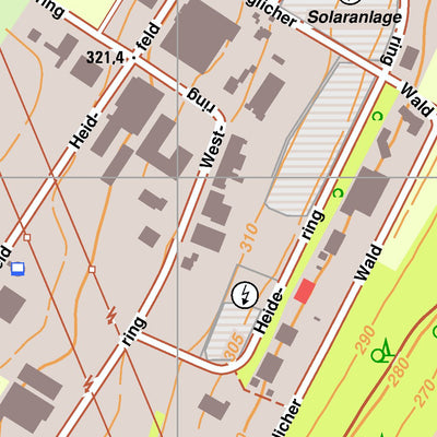 Bezirksregierung Köln Büren 8 (1:10,000) digital map