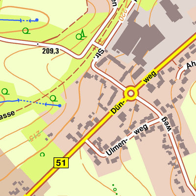 Bezirksregierung Köln Burscheid 1 (1:10,000) digital map