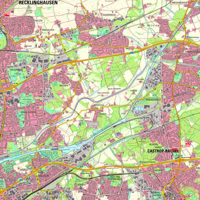 Bezirksregierung Köln Castrop-Rauxel (1:25,000) digital map