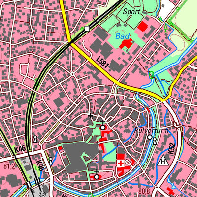 Bezirksregierung Köln Coesfeld 1 (1:25,000) digital map