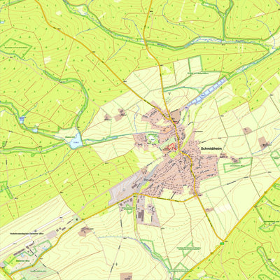 Bezirksregierung Köln Dahlem 1 (1:10,000) digital map