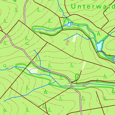 Bezirksregierung Köln Dahlem 1 (1:25,000) digital map