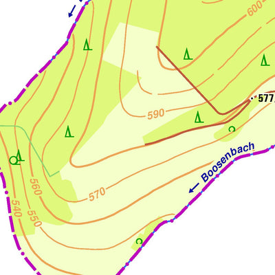 Bezirksregierung Köln Dahlem 3 (1:10,000) digital map