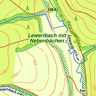 Bezirksregierung Köln Dahlem 5 (1:10,000) digital map