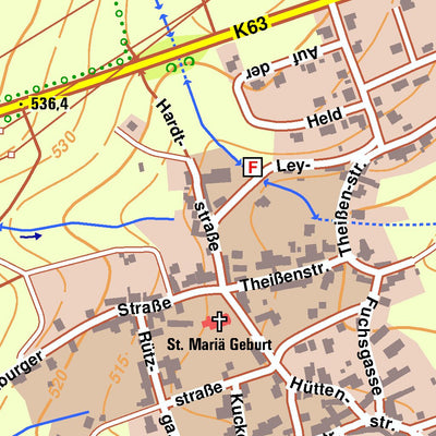 Bezirksregierung Köln Dahlem 6 (1:10,000) digital map