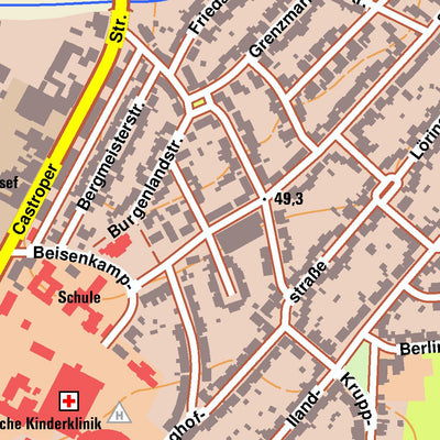 Bezirksregierung Köln Datteln 3 (1:10,000) digital map