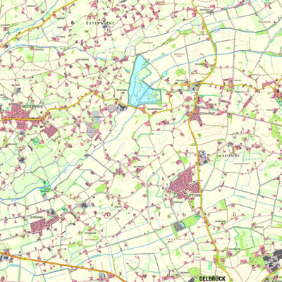 Bezirksregierung Köln Delbrück 3 (1:25,000) digital map