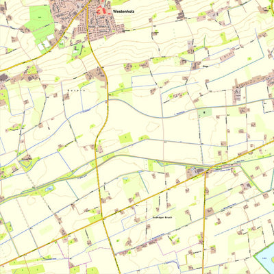 Bezirksregierung Köln Delbrück 6 (1:10,000) digital map