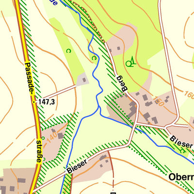 Bezirksregierung Köln Detmold 1 (1:10,000) digital map