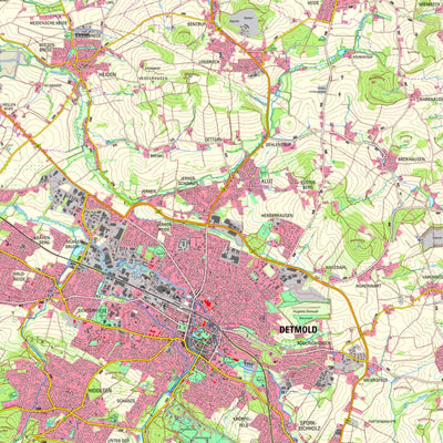 Bezirksregierung Köln Detmold 1 (1:25,000) digital map