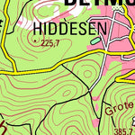 Bezirksregierung Köln Detmold (1:100,000) digital map