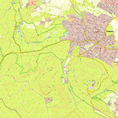 Bezirksregierung Köln Detmold 4 (1:10,000) digital map