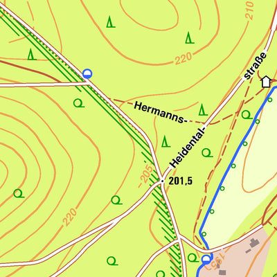 Bezirksregierung Köln Detmold 4 (1:10,000) digital map