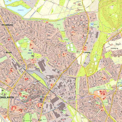 Bezirksregierung Köln Dinslaken 1 (1:10,000) digital map