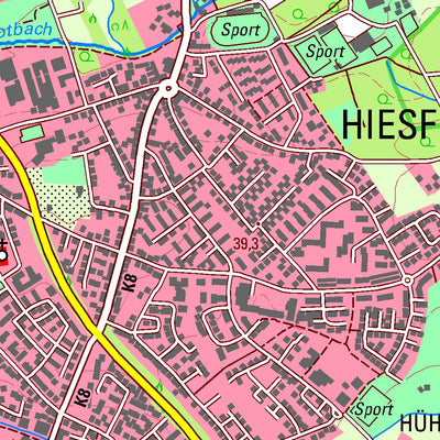 Bezirksregierung Köln Dinslaken (1:25,000) digital map