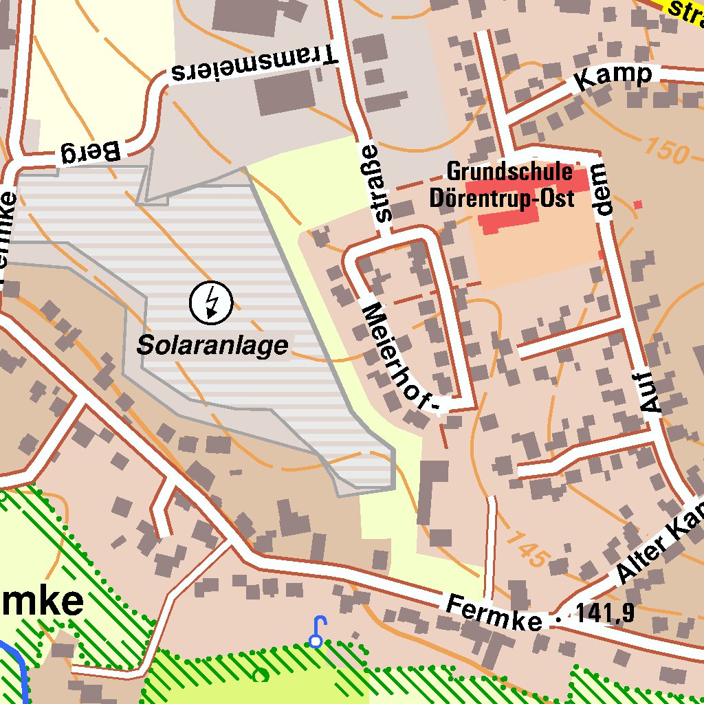 Dörentrup 1 (1:10,000) Map by Bezirksregierung Koln | Avenza Maps