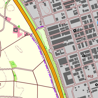 Bezirksregierung Köln Dormagen 2 (1:25,000) digital map