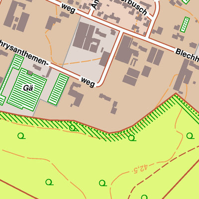 Bezirksregierung Köln Dormagen 3 (1:10,000) digital map