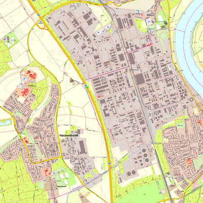 Bezirksregierung Köln Dormagen 6 (1:10,000) digital map