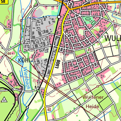 Bezirksregierung Köln Dorsten (1:50,000) digital map