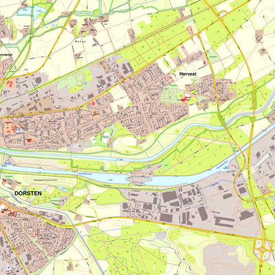 Bezirksregierung Köln Dorsten 15 (1:10,000) digital map