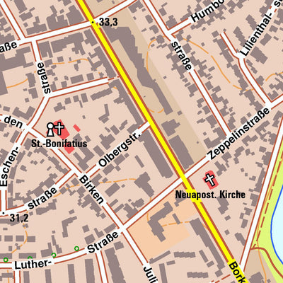Bezirksregierung Köln Dorsten 3 (1:10,000) digital map