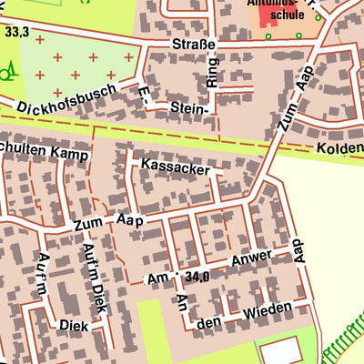 Bezirksregierung Köln Dorsten 6 (1:10,000) digital map