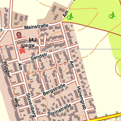 Bezirksregierung Köln Dorsten 9 (1:10,000) digital map